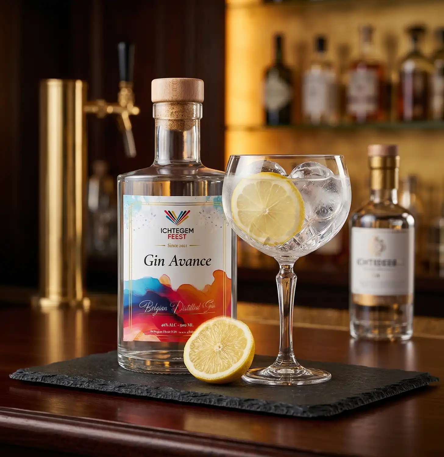 Gin Avance op de bar